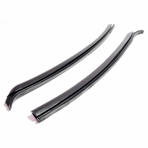 Rear Roll-Up Window Seals for 2-Door Hardtops and Convertibles. Pair. REAR ROLL UP SEAL 66-67 GM A B